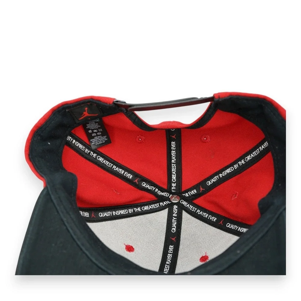 Jordan‎ Jumpman Adjustable SnapBack Hat Cap One Size Fits Most Red/Black
